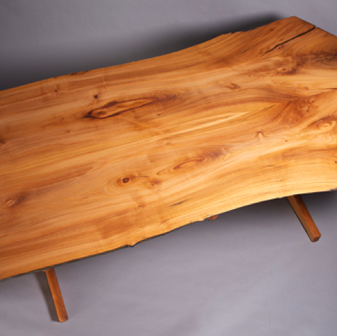 Madrone Table: view from above. Madrone Table: view from above.